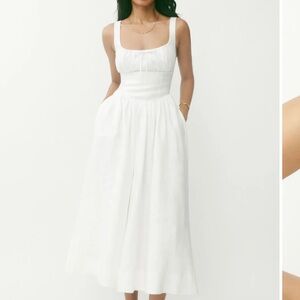 Reformation Balia Linen Dress